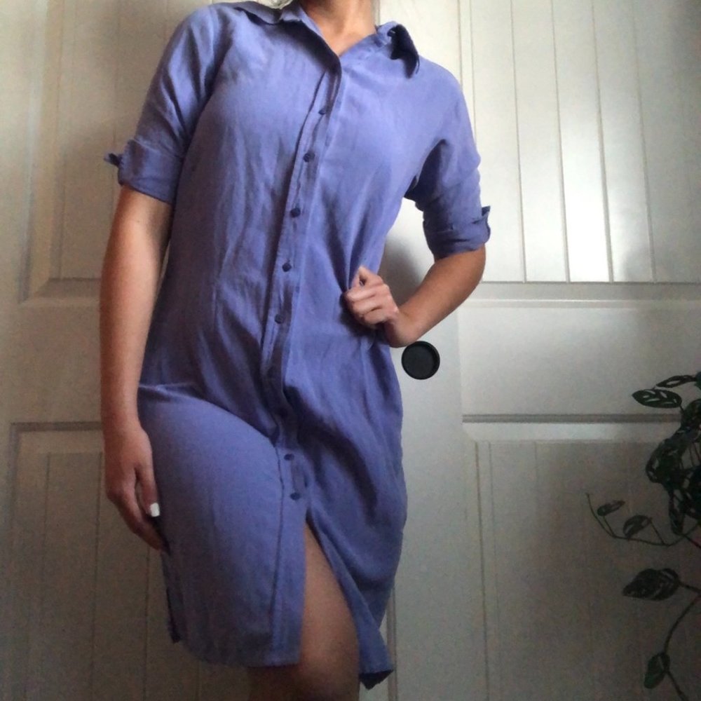 Vintage Periwinkle/Purple Jones New York dress